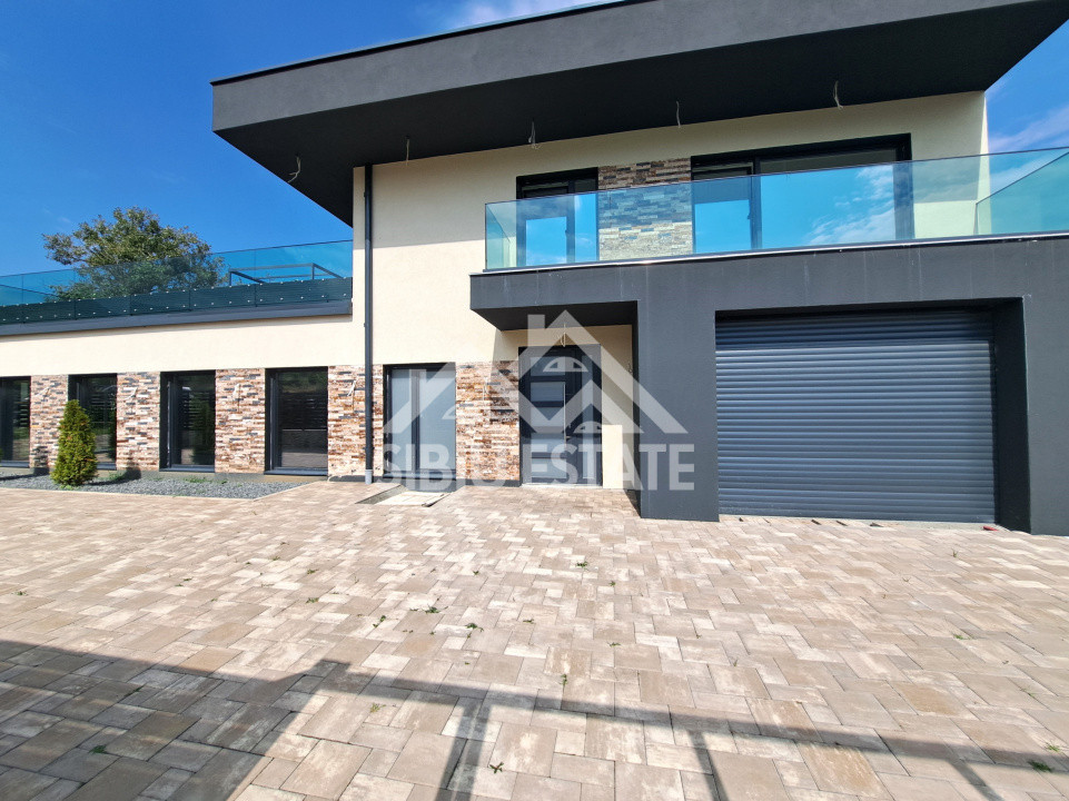 Casa Sibiu Cisnadioara, garaj, piscina, terase panoramice