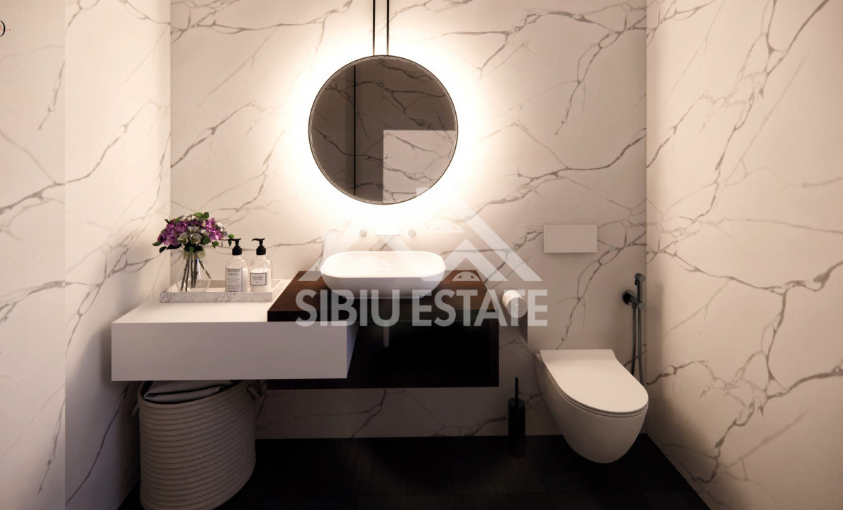 Casa individuala noua in Selimbar, 4 camere, teren generos 500 mp