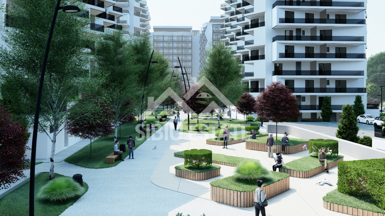 Apartament cu 4 camere,Terasa 117 mp.-Design avangardist și confort contemporan 