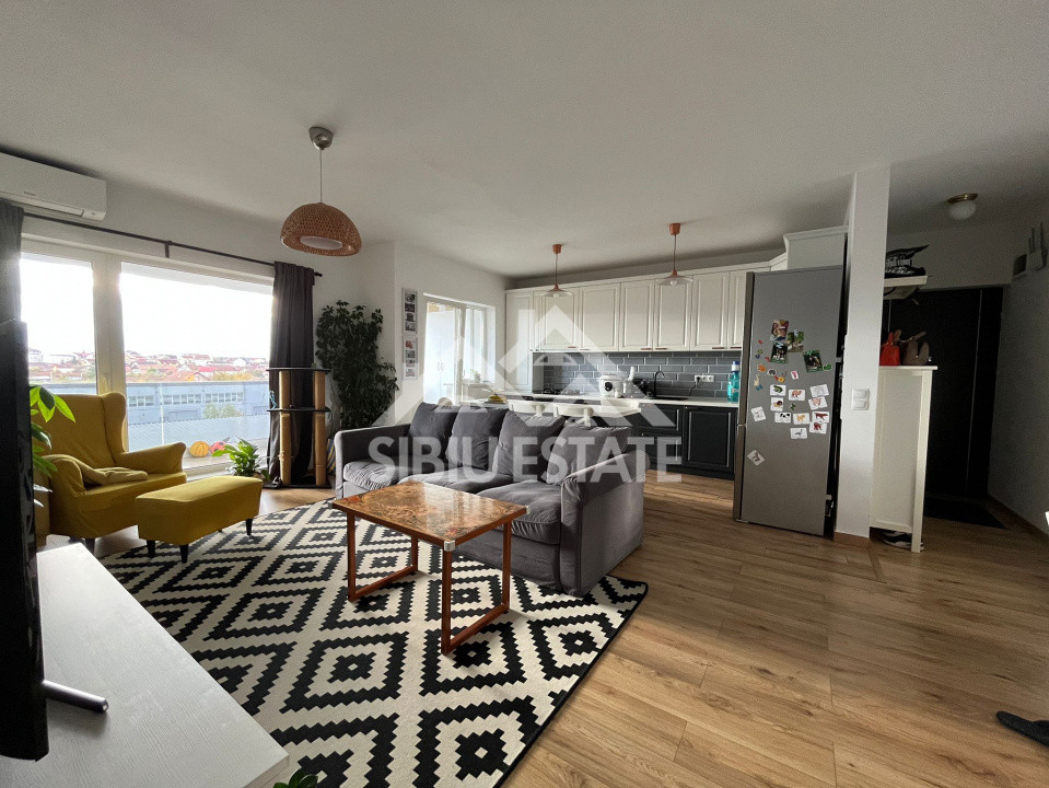 Apartament decomandat cu 3 camere 72. mp - mobilat, utilat- Cartier Kogălniceanu