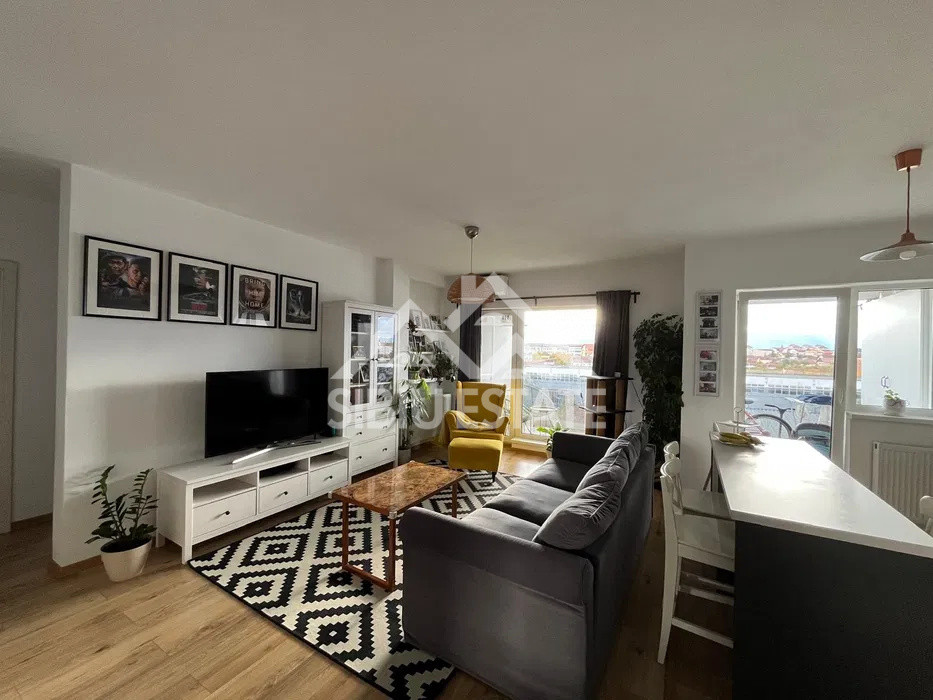 Apartament decomandat cu 3 camere 72. mp - mobilat, utilat- Cartier Kogălniceanu