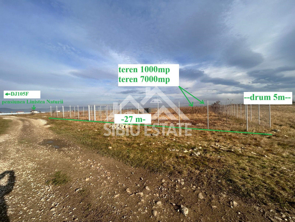 Teren Valea Avrigului - zona turistica 2000mp