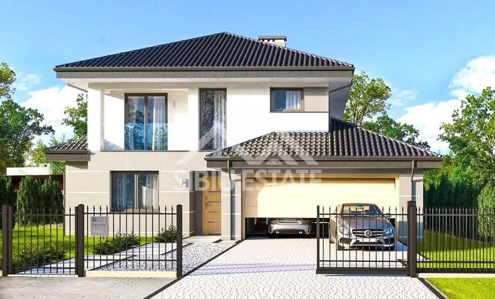 Casa individuala SIBIU, Selimbar, camere mari, 4 bai, garaj 