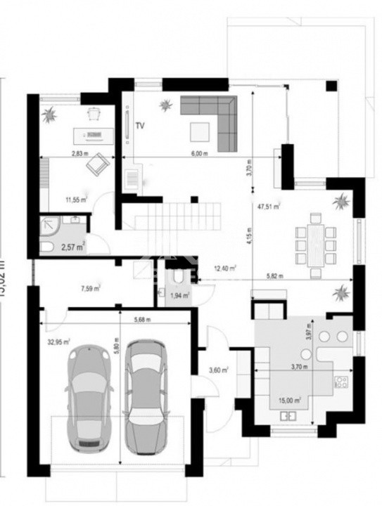 Casa individuala SIBIU, Selimbar, camere mari, 4 bai, garaj 