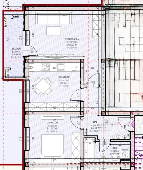 Apartament  Selimbar, 2 camere, balcon cu boxa, parcare, NOU 