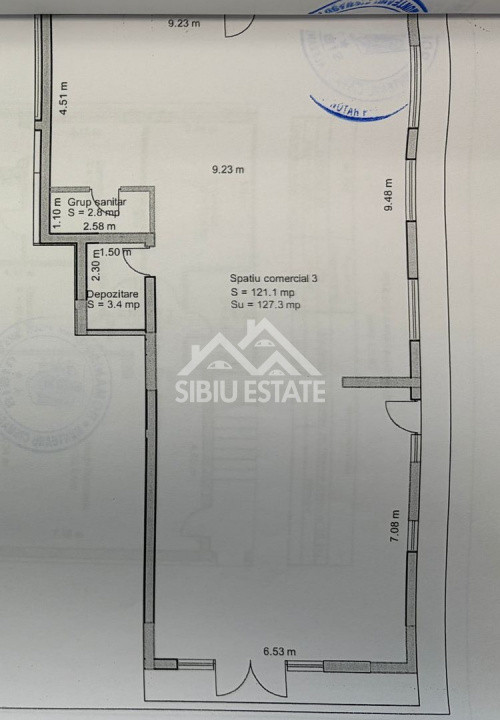 Spatiu comercial la strada, Sibiu Dna Stanca