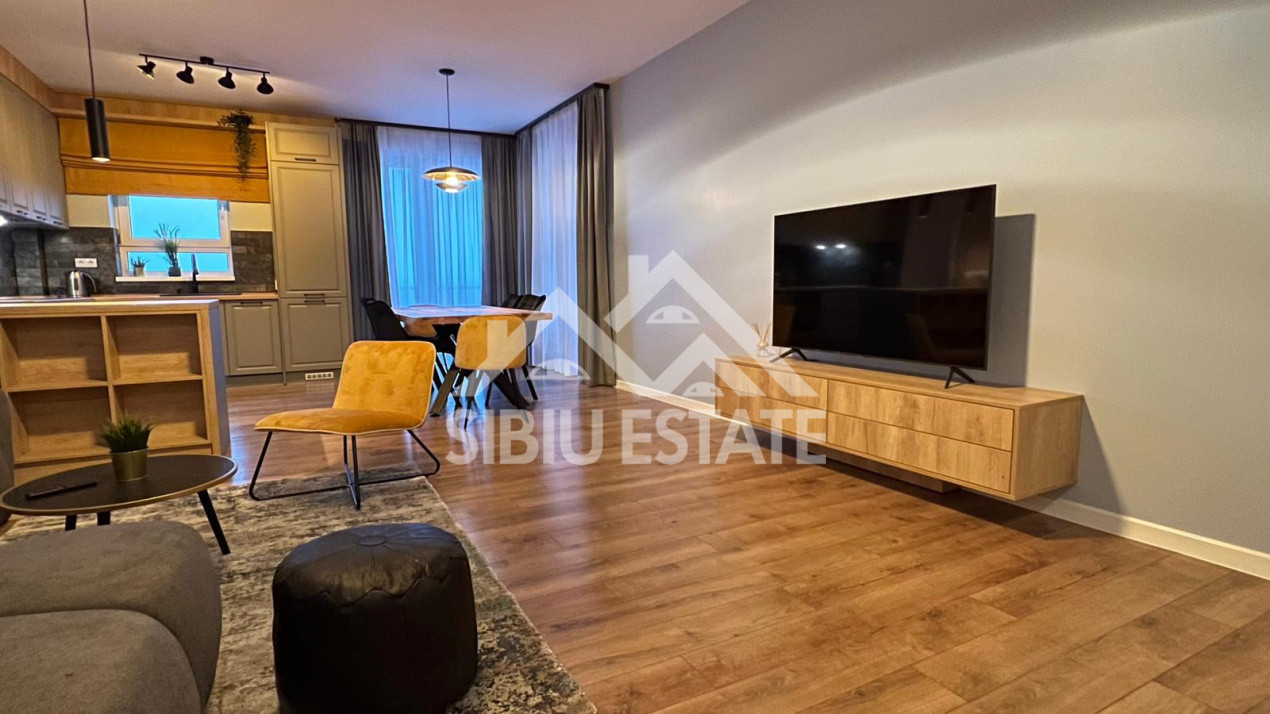 Apartament PREMIUM de inchiriat cu 2 camere, mobilat utilat