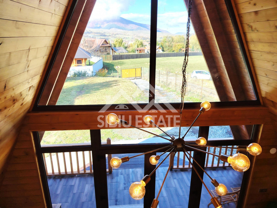 Casa de inchiriat Sibiu Gura Raului, teren 1100mp