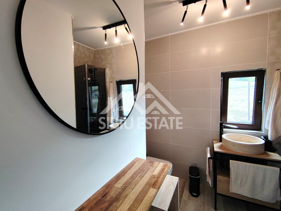 Casa de inchiriat Sibiu Gura Raului, teren 1100mp