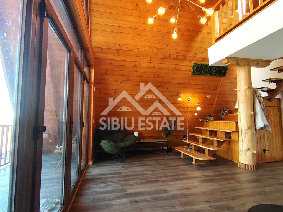 Casa de inchiriat Sibiu Gura Raului, teren 1100mp