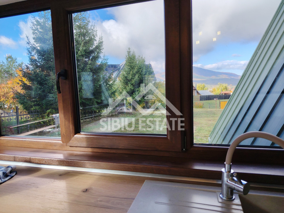 Casa de inchiriat Sibiu Gura Raului, teren 1100mp