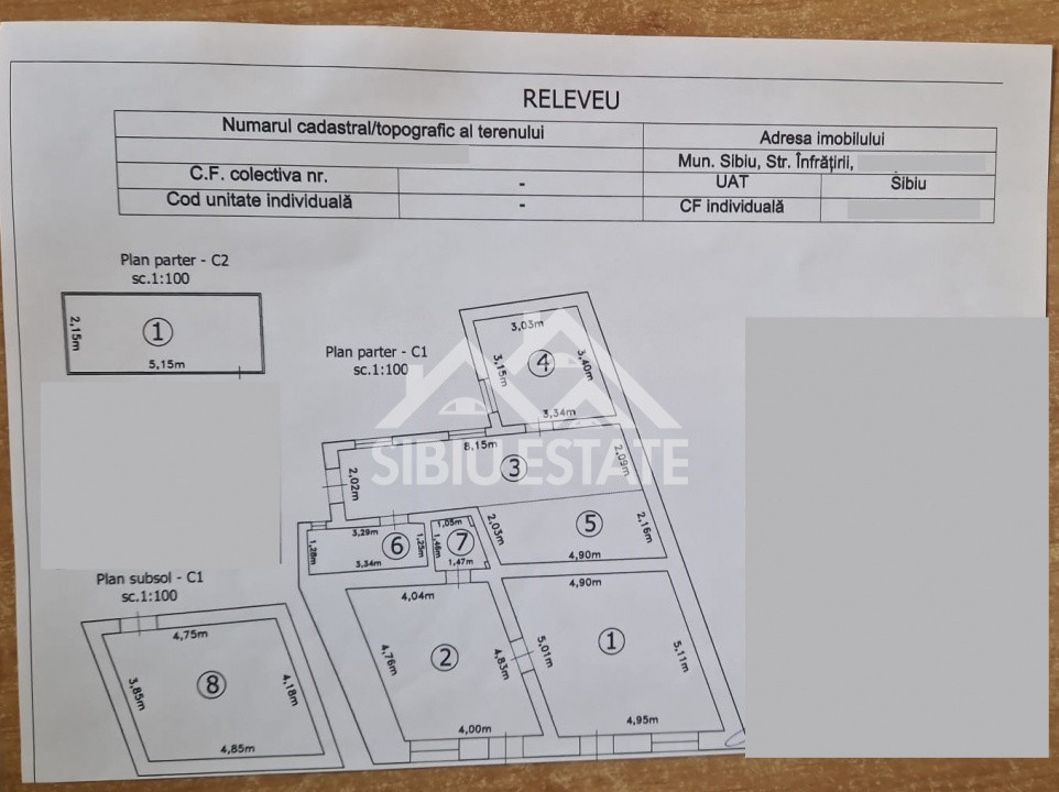 Casa individuala cu teren de 456 mp –Sibiu,  Terezian