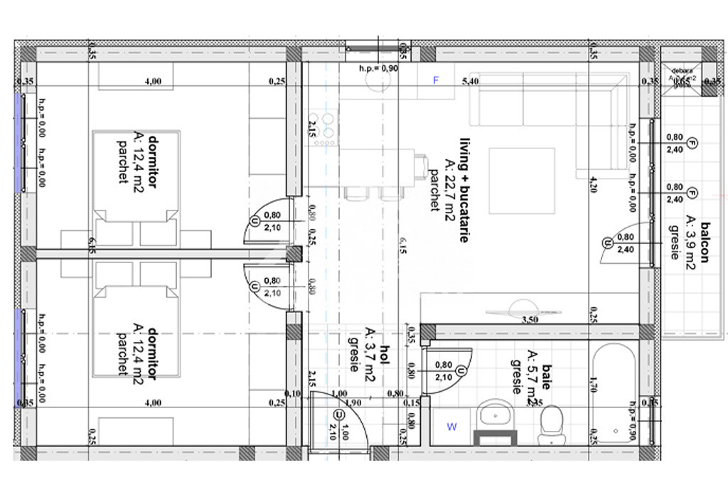 Apartament modern 3 camere etaj 1 str. Ioan Virgil Ispas Arhitectilor