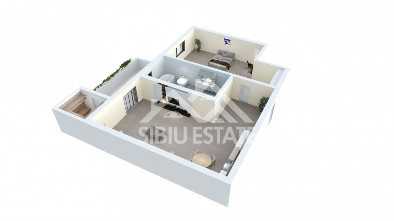Apartament 2 camere – Zona Lacul lui Binder