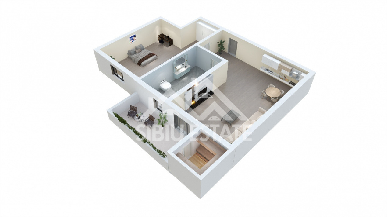 Apartament 2 camere – Zona Lacul lui Binder
