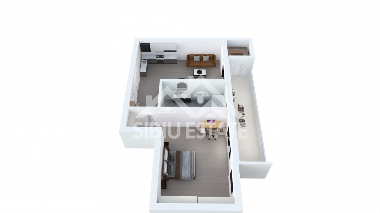  Apartament 2 camere, 40,40 mp – Zona Lacul lui Binder
