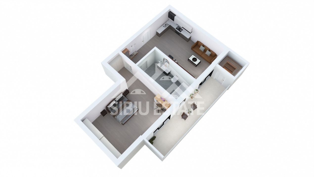  Apartament 2 camere, 40,40 mp – Zona Lacul lui Binder