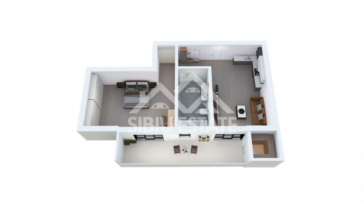  Apartament 2 camere, 40,40 mp – Zona Lacul lui Binder