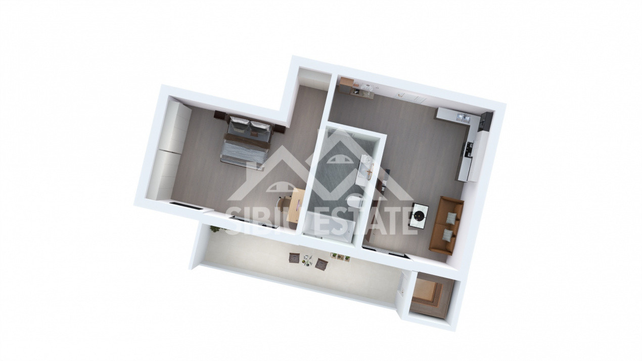  Apartament 2 camere, 40,40 mp – Zona Lacul lui Binder