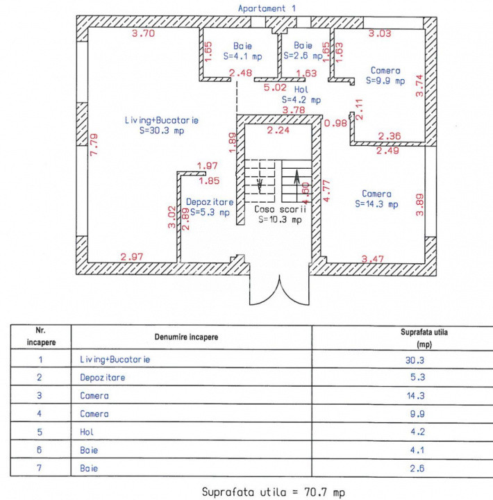  Apartament spațios la parter – ideal locuință sau spațiu comercial