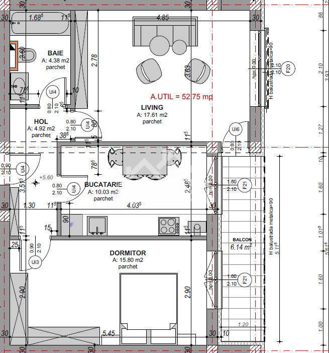 Apartament cu 2 camere – locuința ideală în zona Doamna Stanca